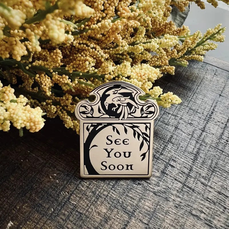 See You Soon gold enamel pin T-Shirts, Hoodie, Sweatshirt | WearSparks.com