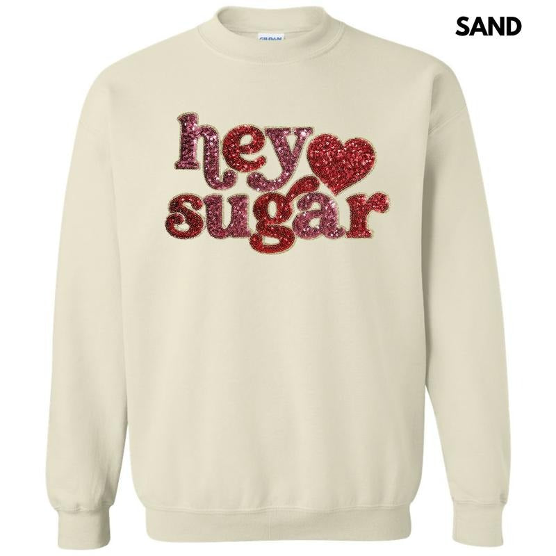 Sequin Hey Sugar Patch Sweatshirt T-Shirts, Hoodie | WearSparks.com