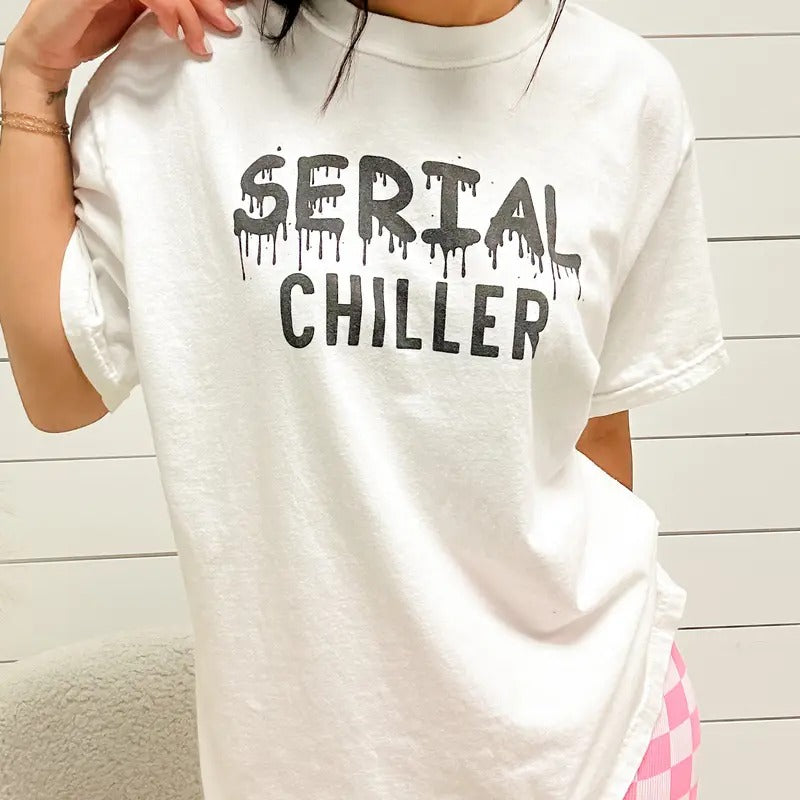 Serial Chiller Graphic Tee Hoodie, Sweatshirt | WearSparks.com