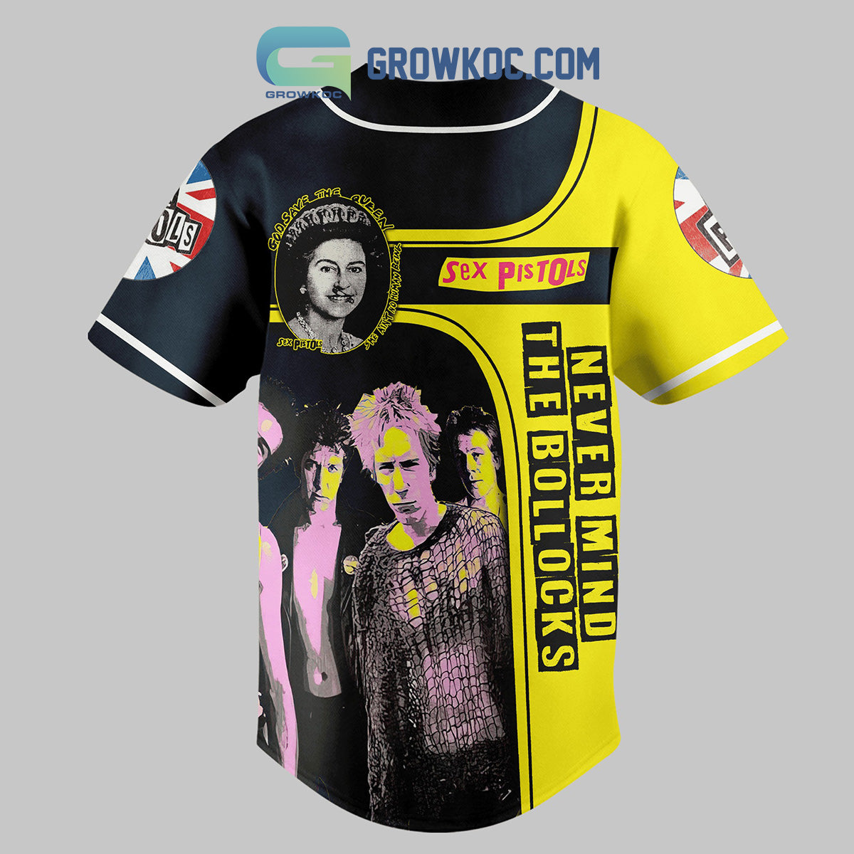 Sex Pistols Never Mind The Bollocks Baseball Jersey