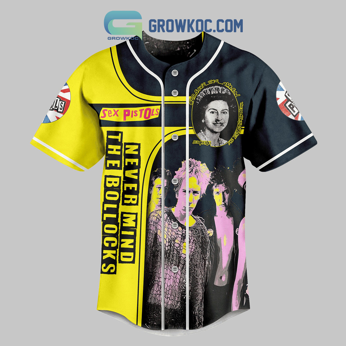Sex Pistols Never Mind The Bollocks Baseball Jersey