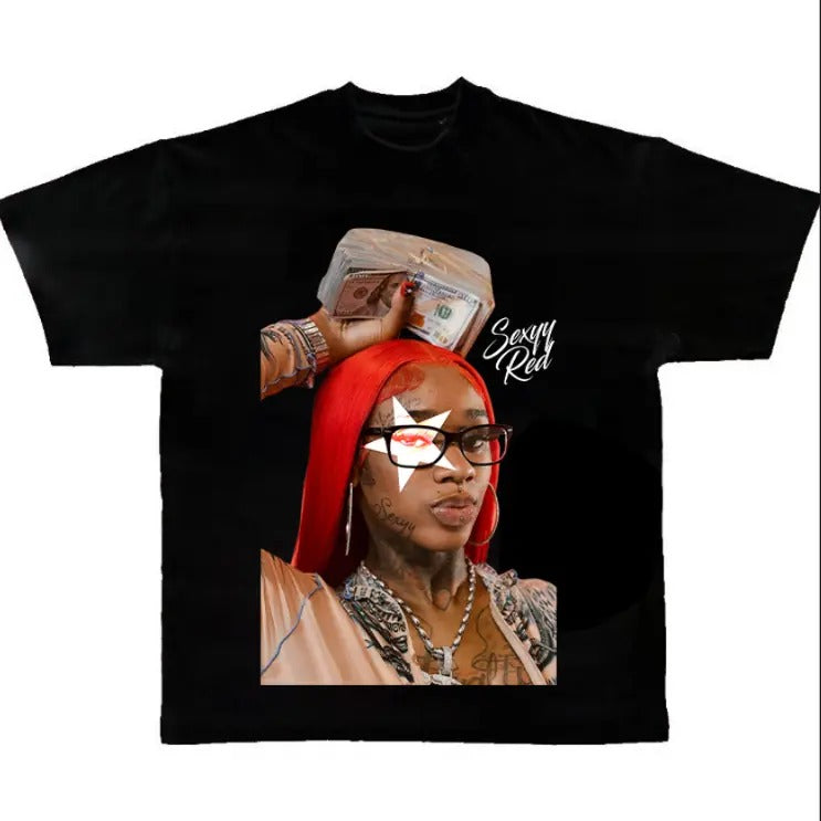 Sexyy Redd Star Tee Make a Statement with Super Star Rap Style Hoodie, Sweatshirt | WearSparks.com