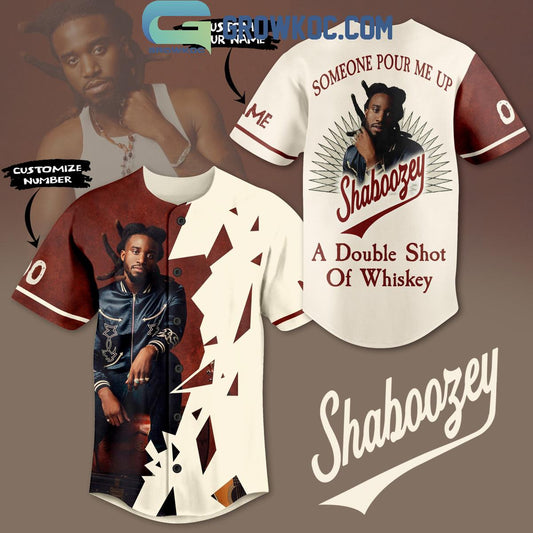 Shaboozey Someone Pour Me Up Whiskey Personalized Baseball Jersey