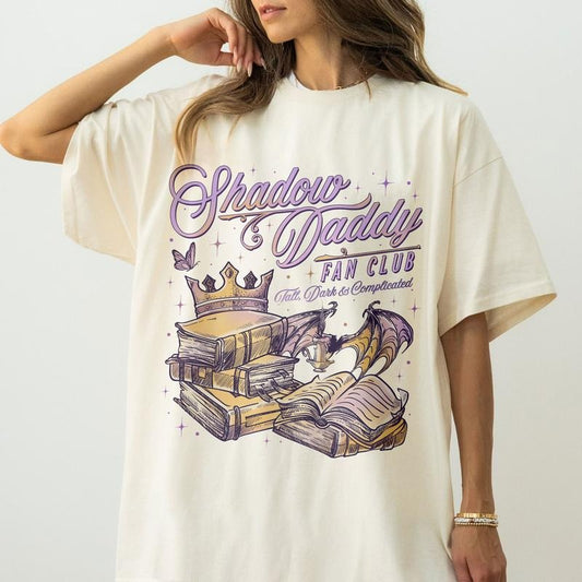 Shadow Daddy Romantasy Comfort Colors Shirt, Shadow Daddy Book Club T shirt, Dark Romance Tee, Gift For Book Lover...