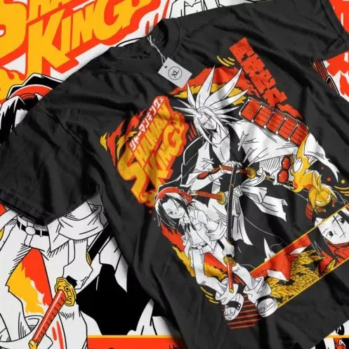 Shaman King Yoh T-shirt Amidamaru Yoh Asakura Anime Manga Gift Shirt All Size Hoodie, Sweatshirt | WearSparks.com