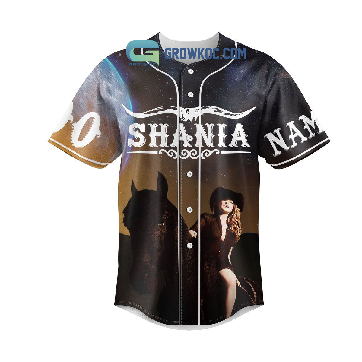 Shania Whose Bed Jave Your Boots Been Under Personalized Baseball Jersey