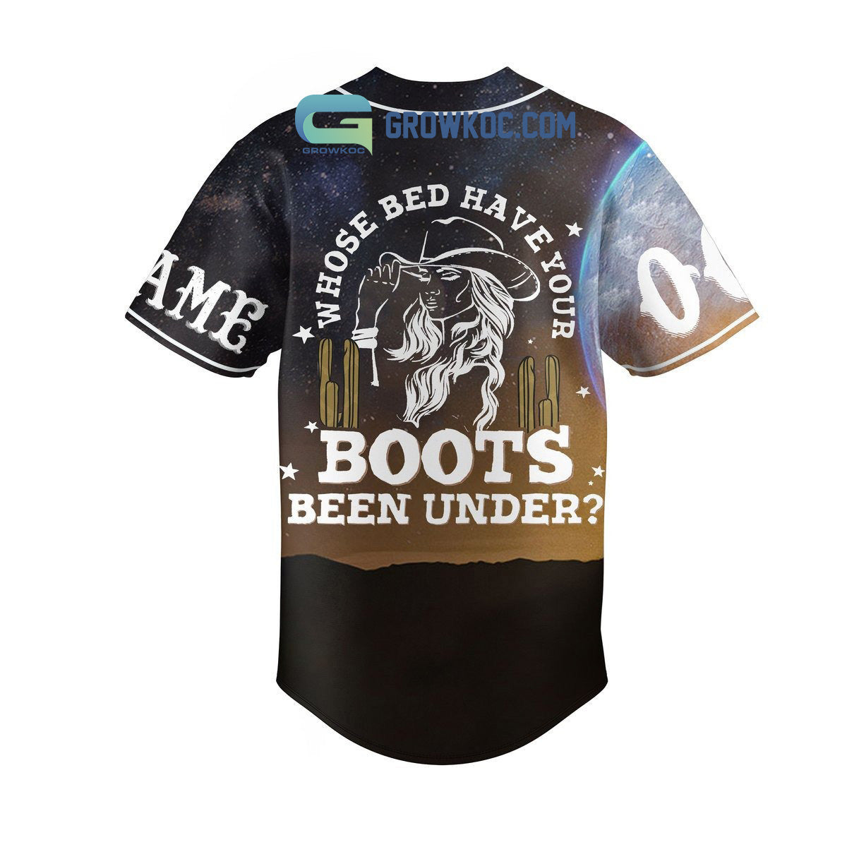 Shania Whose Bed Jave Your Boots Been Under Personalized Baseball Jersey