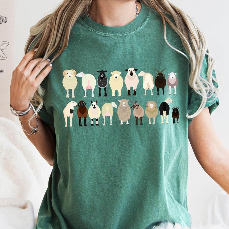 Sheep Breeds Farm Animal Lover T-Shirt Hoodie, Sweatshirt | WearSparks.com