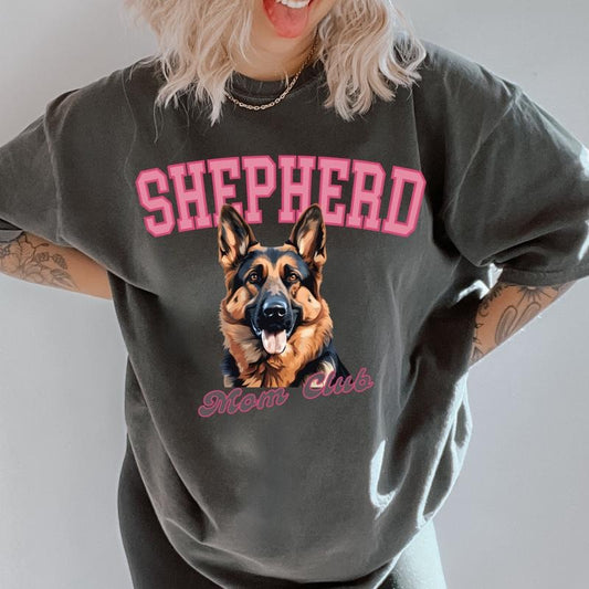 Shepherd Mom Club Shirt~ Unisex Apparel Relaxed Fit Printed In The USA Clothing Womenswear Casual Comfort Cotton Top...