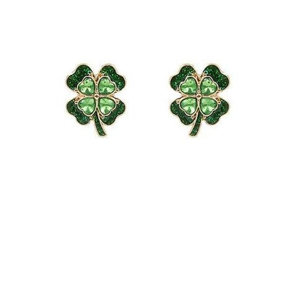 Shimmer Shamrock Stud Earrings T-Shirts, Hoodie, Sweatshirt | WearSparks.com