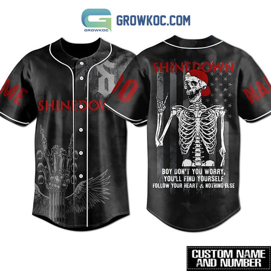 Shinedown But Don’t You Worry Fan Personalized Baseball Jersey