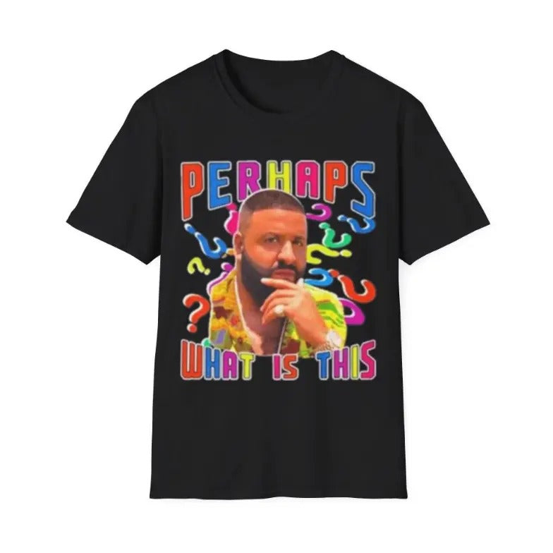 Short sleeve t-shirt, maybe what this is DJ Khallled Funny Meme - Classic Cotton Fabric Menswear