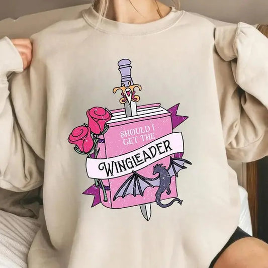 Should I Get the Wingleader Sweatshirt, T-shirt, Hoodie, Fourth Wing Crewneck Gift, Xaden Riorson Shirt, Fantasy Reader...