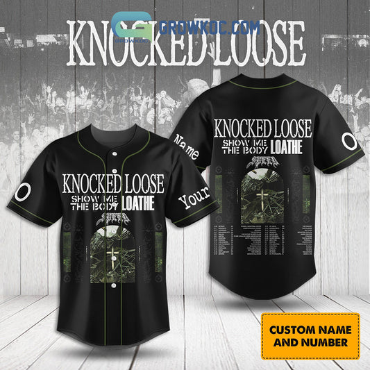 Show Me The Body Loathe Knocked Loose Personalized Baseball Jersey