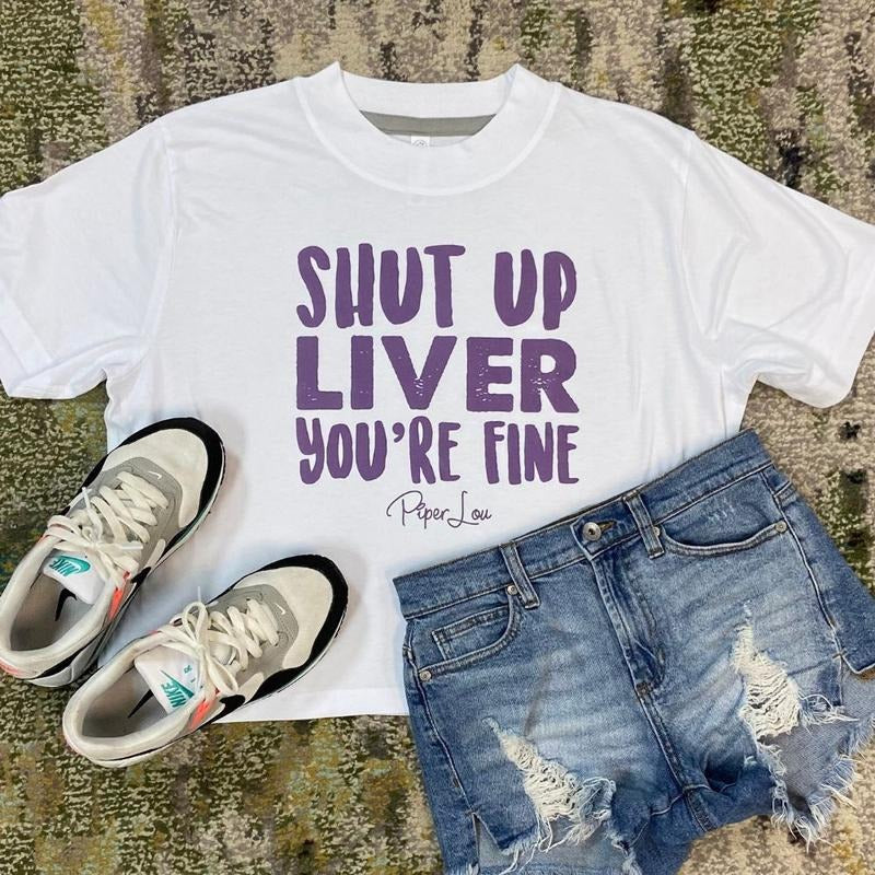 Shut Up Liver Color Premium Boxy Tee Hoodie, Sweatshirt | WearSparks.com