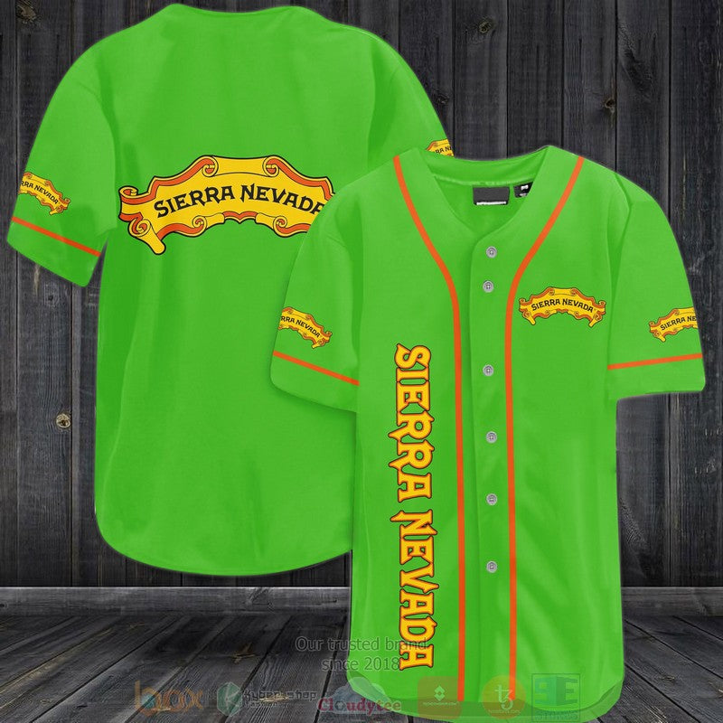 Sierra Nevada green Baseball shirt