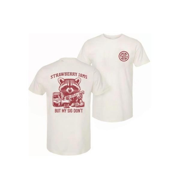 Sig Sauer Strawberry Jams But My Sig Don't 2 Sided T-Shirt - Sweatshirt
