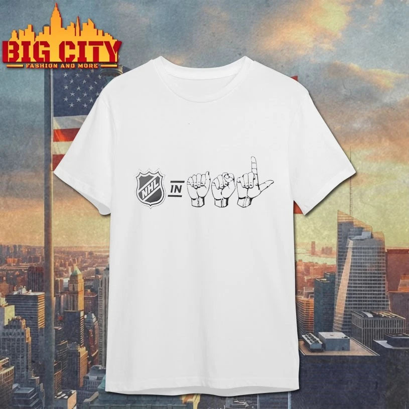 Sign language NHL Starter ASL shirt