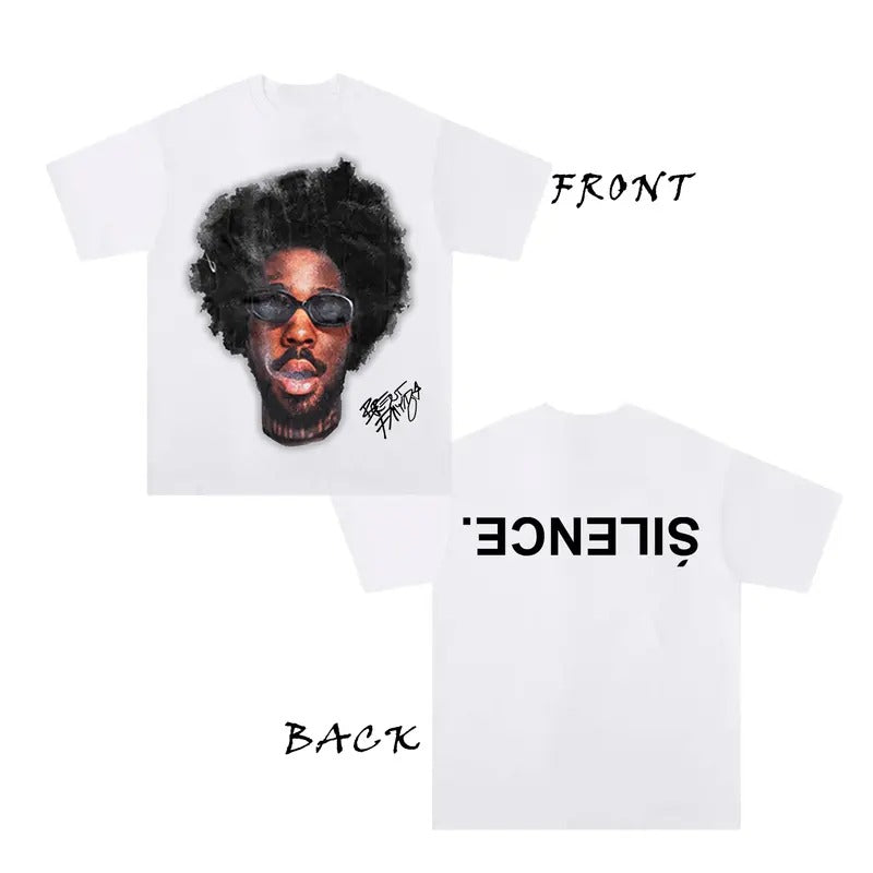 Silence Brentt Faiiyazz Graphic Rap Tee Graphic Shirt Hoodie, Sweatshirt | WearSparks.com