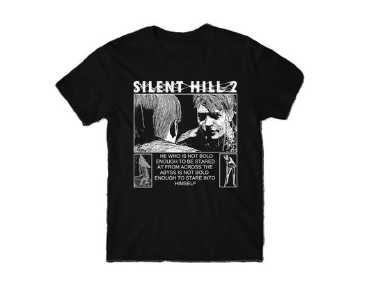 Silent Hill 2 - Limited Abyss T-Shirt Menswear Top Underwear Tshirt Streetwear Man Tropical Crewneck Shortsleeve Round...