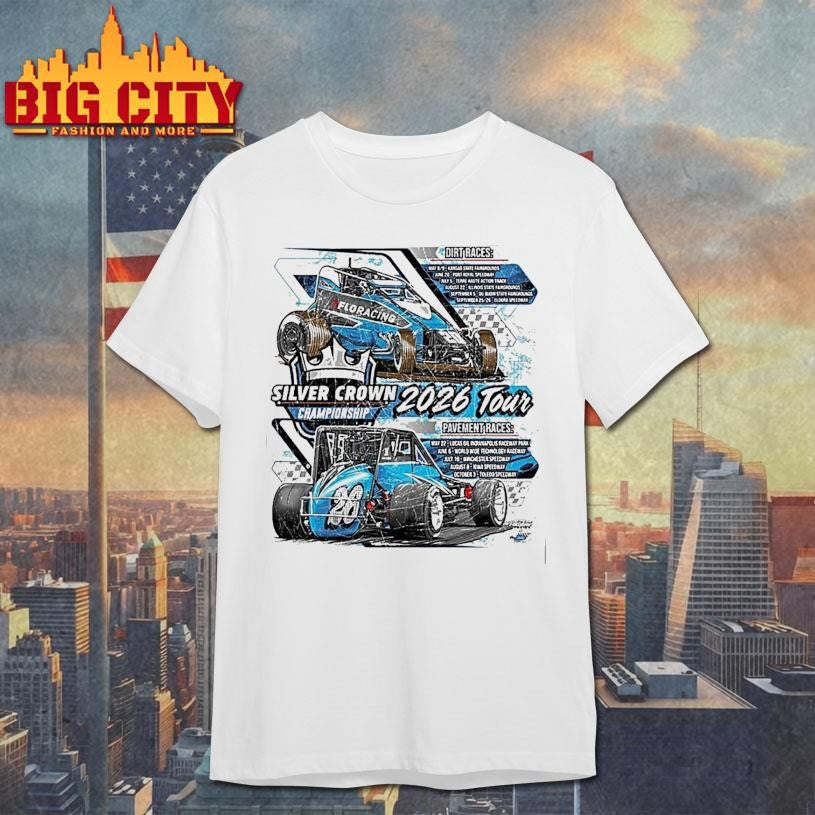 Silver Crown Championship 2026 Tour Dirt Races Pavement Races Usac Shirt
