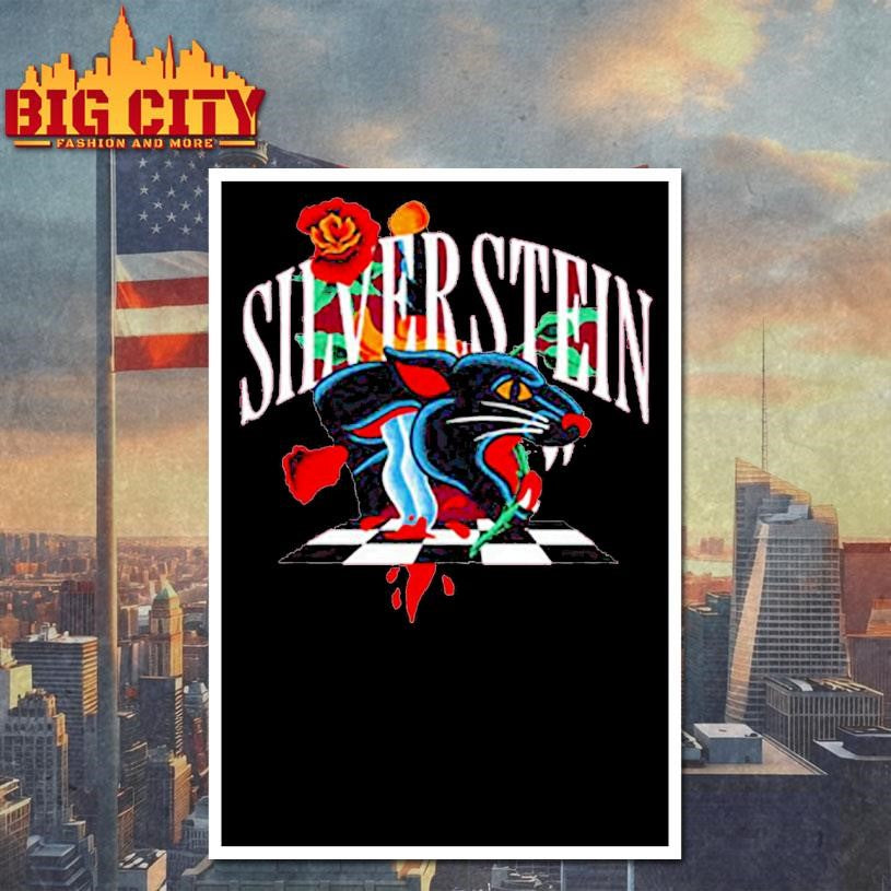 Silverstein Panther Maroon Shirt