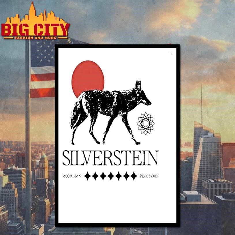 Silverstein Pink Moon Negative Space Tour 2026 Shirt