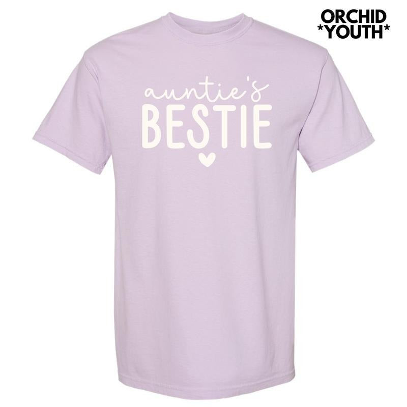*** Simple Auntie's Bestie Comfort Colors T-Shirt (Youth) 'NLB' Hoodie, Sweatshirt | WearSparks.com