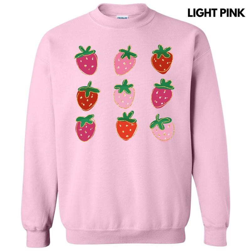 Simple Strawberry Collage Sweatshirt 'NLB' T-Shirts, Hoodie | WearSparks.com