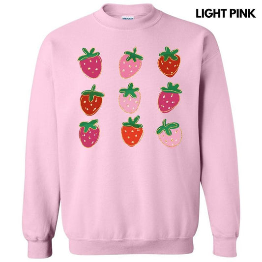 Simple Strawberry Collage Sweatshirt 'NLB' T-Shirts, Hoodie | WearSparks.com