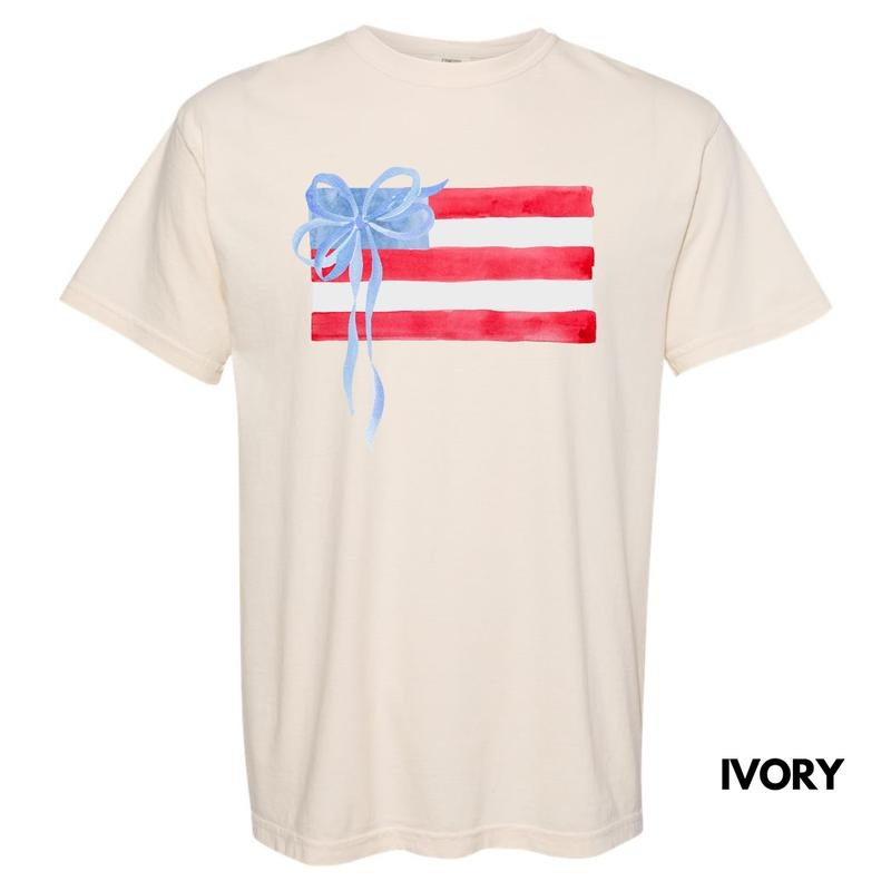 Simple USA Flag Comfort Colors T-Shirt 'NLB' Hoodie, Sweatshirt | WearSparks.com