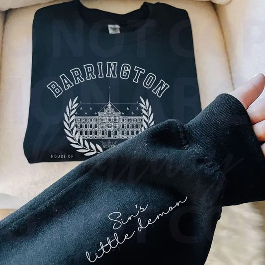 Sinner Book Quote Sweater, Dark Romance Novel Fan Hoodie, Shantel Tessier Inspired Crewneck Womenswear Soft Pullover Long...