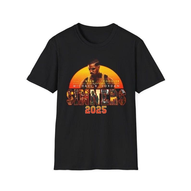 Sinners 2025 T-Shirt Action Movie Streetwear Unisex Tee Hoodie, Sweatshirt | WearSparks.com