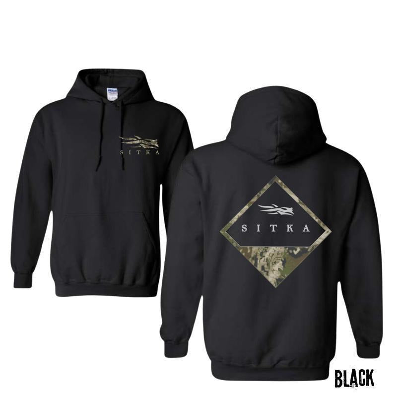 Sitka Optifade Badge Hoodie, Camo Sitka Unisex Hoodie, Womenswear Hoodie Tops Underwear Lady Women Pullover Casual Long...
