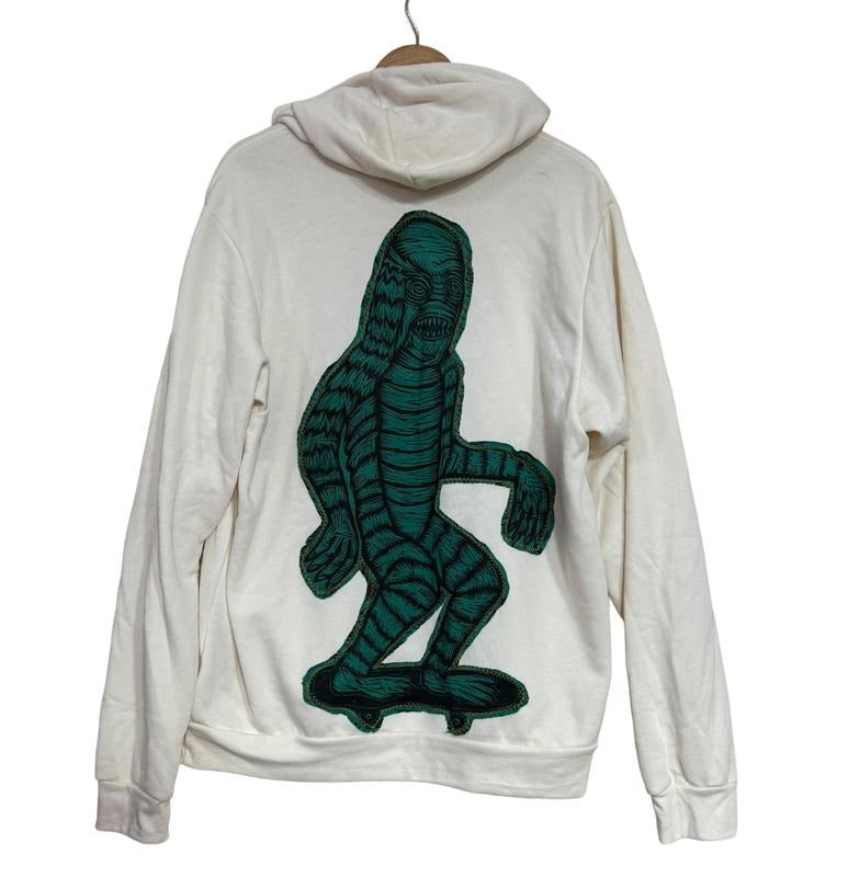 Skate Creature Woodcut Appliqued Hoody T-Shirts, Hoodie, Sweatshirt | WearSparks.com