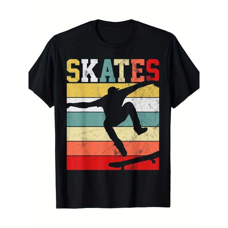 Skateboard Retro Skateboard T-shirt 100% cotton T-shirt Made in USA Hoodie, Sweatshirt | WearSparks.com