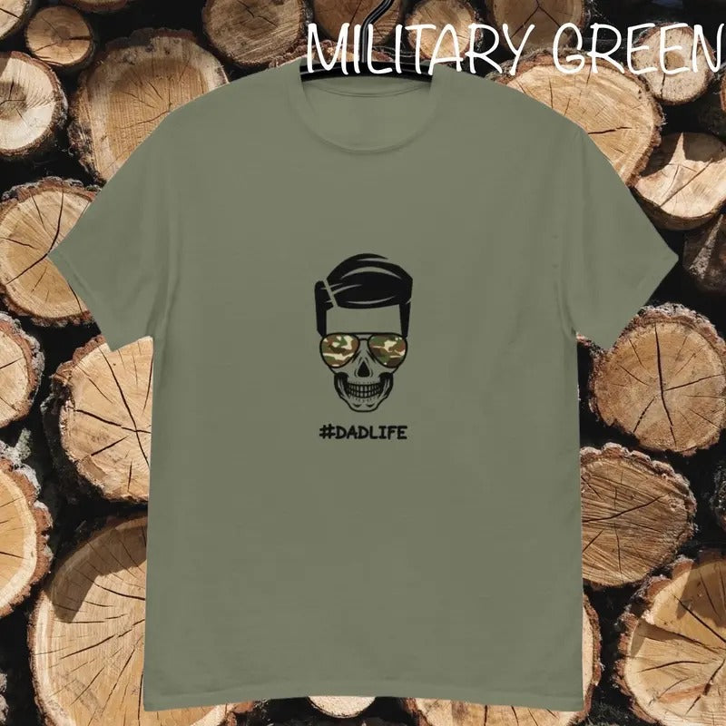 Skeleton Dad T-shirt Military Dad Skull Funny Skull Shirt  sweater and hoodie Sweatshirt | WearSparks.com