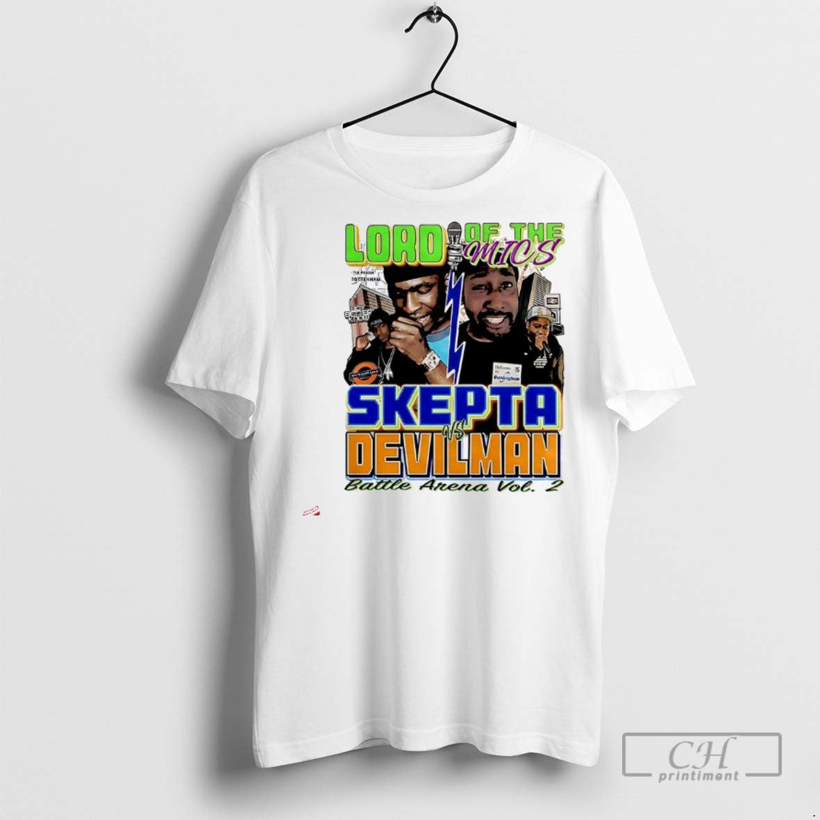 Skepta Vs Devilman Lord Of The Mics Battle Arena Vol 2 T Shirts