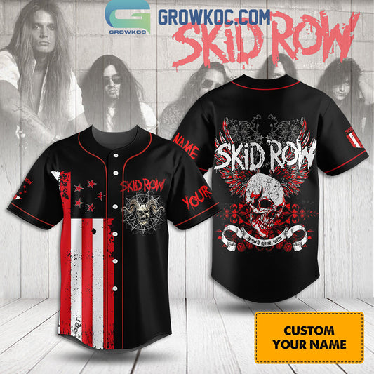 Skid Row Youth Gone Wild Personalized Baseball Jersey