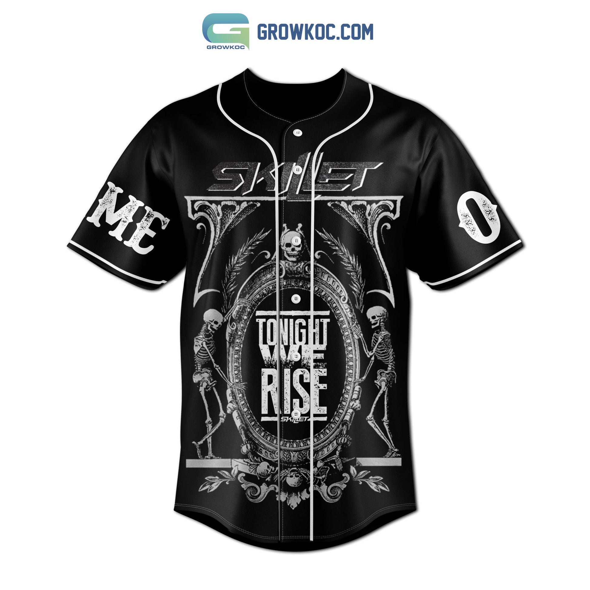 Skillet Day Of Destiny Tour 2023 Personalized Baseball Jersey