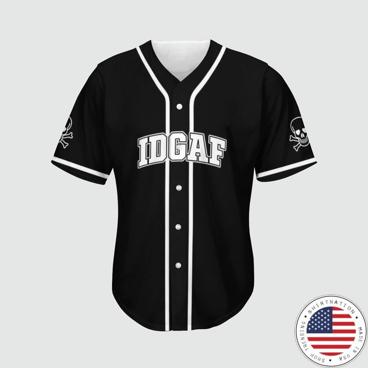Skull ODGAF baseball jersey