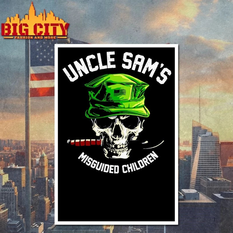Skull Uncle Sam’s Misguided Children shirt