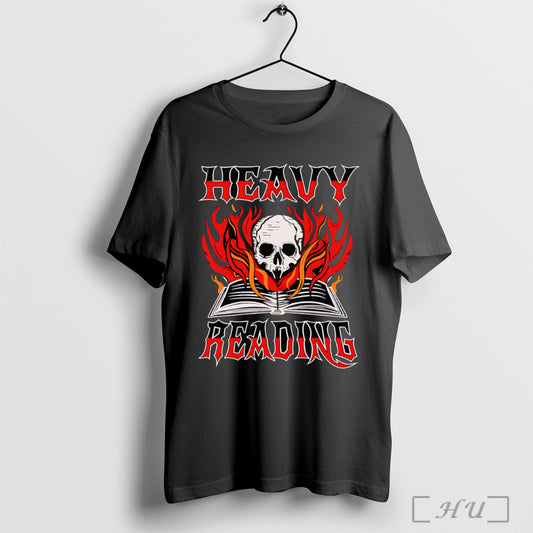Skull Heavy Reading T Shirt