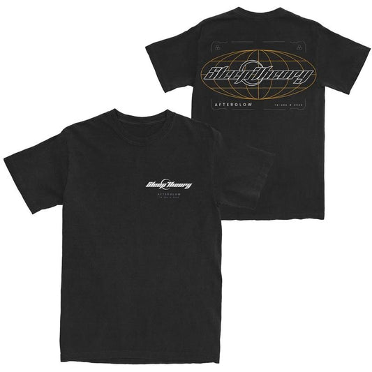 Sleep Theory Afterglow World Tour T-Shirt, 2025 Tour Globe Graphic Tee, Band Merch Streetwear, Unisex Menswear Womenswear...