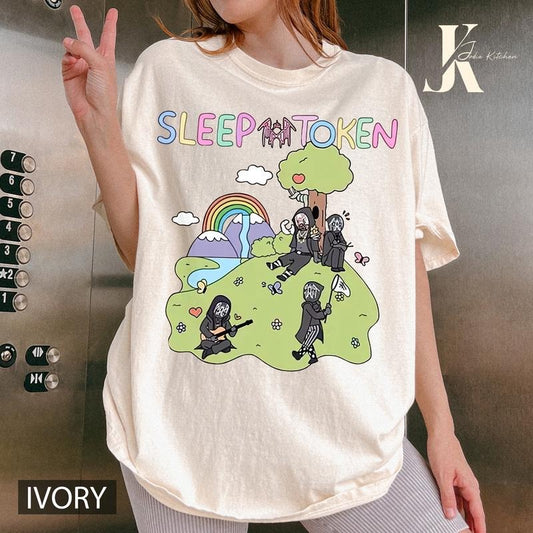 Sleep Token C0wboy Rider Shirt Cute Rainbow T-Shirt Hoodie, Sweatshirt | WearSparks.com
