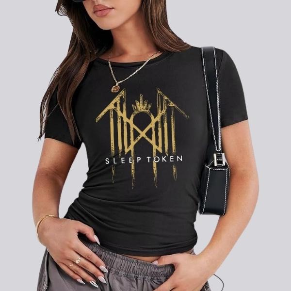 Sleep Token Emergence Song Baby Tee, Croptop Made Of Bella Canvas Fabric, Sleep Token Baby Tee, Metal Band Shirt, Gift...