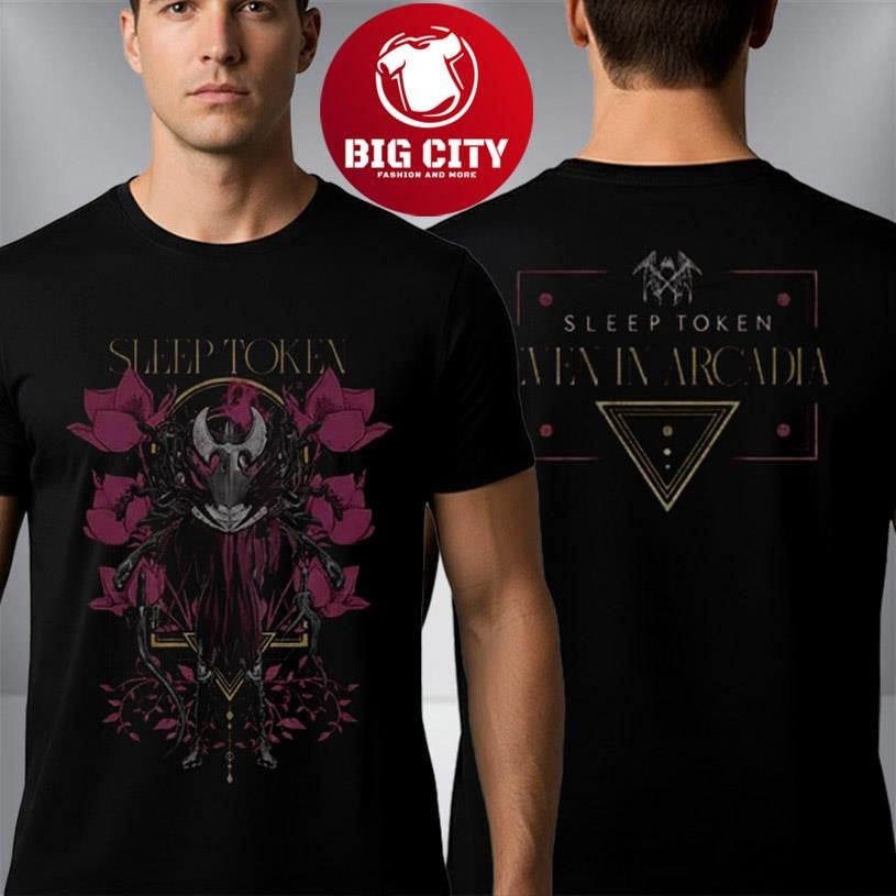 Sleep Token Even In Arcadia Merchandise Collection The Sacred Vessel  Two Sided Shirt