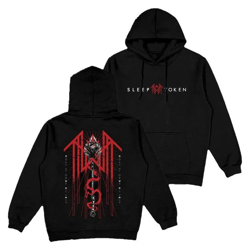 Sleep Token Reaper Angel Sweatshirt, Hoodie, T-Shirt, Double-Sided Graphic Unisex Sweatshirt, for Men, for Women,...
