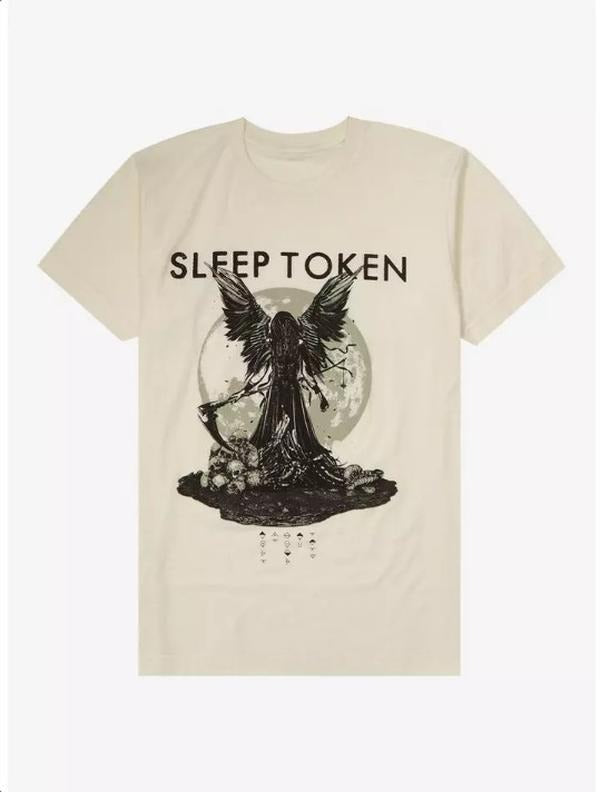 Sleep Token Winged Reaper T-Shirt Unisex Heavy Cotton Tee Graphic Design Hoodie, Sweatshirt | WearSparks.com