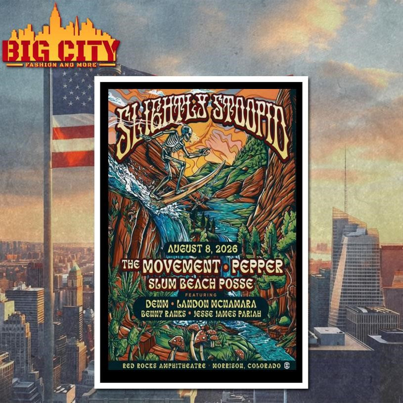Slightly Stoopid Morrison CO 8.8.2026 Poster Shirt